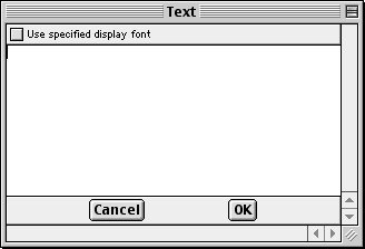 A Text Editing Window